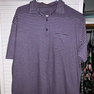 Men’s Patagonia button front shirt with collar.